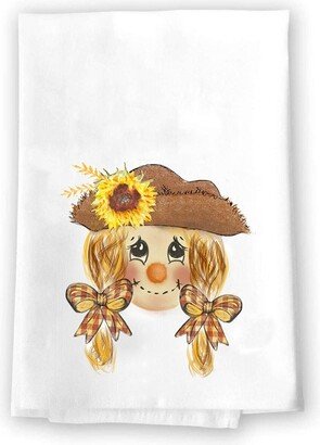 Scarecrow Kitchen Towel | Halloween Hand Fall Bathroom Decor Pumpkin Gnomes Orange Cute Adorable