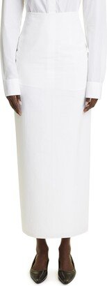 Ryon High Waist Cotton Maxi Skirt