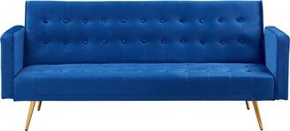 Gerojo Multifunctional Convertible Folding Sofa Bed with Tufted Back&Seat and Durable Conical Legs