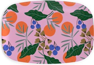 Serving Platters: Tropic Of Clementine - Multi Serving Platter, Multicolor