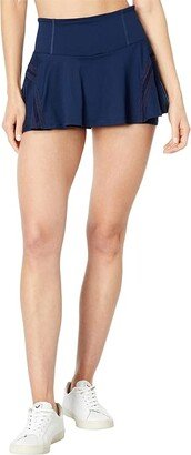 Pleats and Thank You Skort (Midnight Navy) Women's Skort