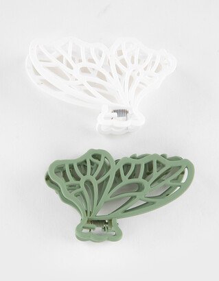 2 Pack Butterfly Hair Clip Set