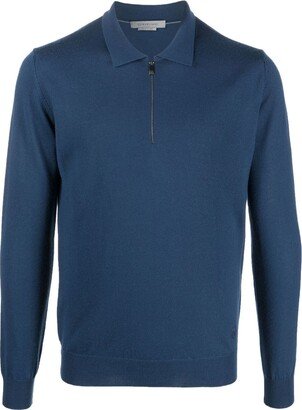 Long-Sleeve Polo Shirt-AJ