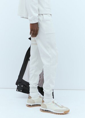 Ottoman Rib Four-bar Track Pants - Man Track Pants Cream 2