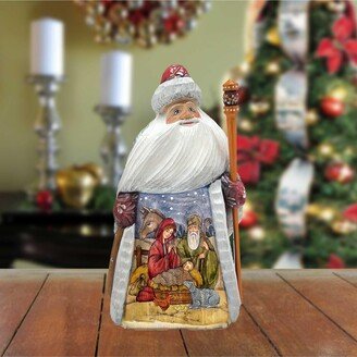 G.DeBrekht The Good Shepherd's Birth Hand-Painted Wood Carved Holiday Masterpiece