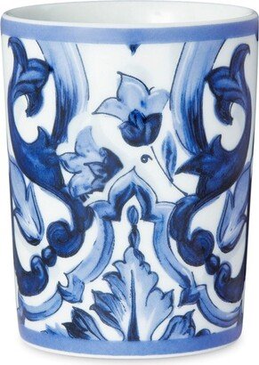 Blu Mediterraneo porcelain wine glass-AA