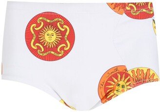 print Sol swimming trunks