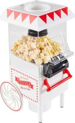 Great Northern Popcorn 6-Cup Capacity Vintage-Style Air Popper Countertop Popcorn Machine - White