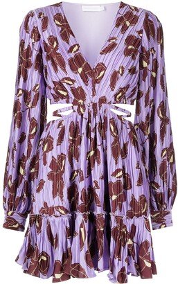 Simkhai Floral-Print Minidress