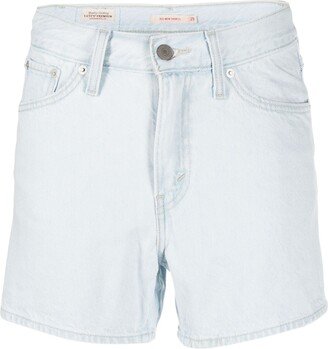 High-Waist Denim Shorts