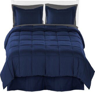 Microfiber Comforter, Sheet Set, and Bed Skirt