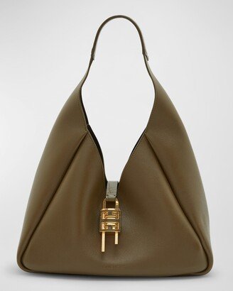 Medium G Hobo Bag in Leather