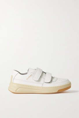 Net Sustain Rubber-trimmed Leather Sneakers - White