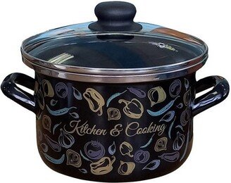 Santex 3.0L Enamel Cooking Pot 