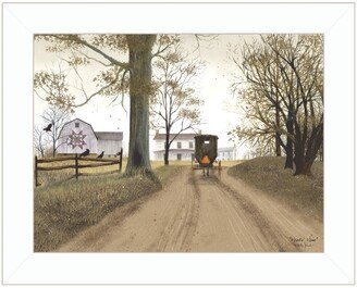 Headin Home by Billy Jacobs, Ready to hang Framed Print, White Frame, 27