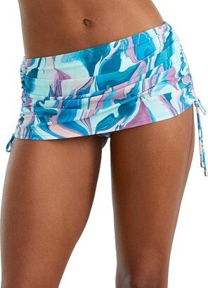 Birdsong Woen's Tide Pool Skirted Bikini Botto - S20156-TIPOL M Tide Pool