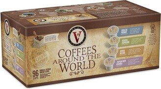 Victor Allen's Coffee Around The World Variety Pack Single Serve Coffee Pods, 96 Ct