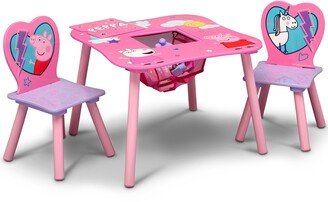 Peppa Pig Table and Chair Set with Storage