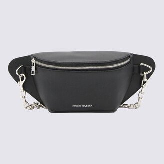 Black Leather Belt Bag-AE