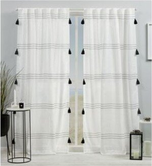 Curtains Demi Light Filtering Hidden Tab Top Curtain Panel Pair Set Of 2