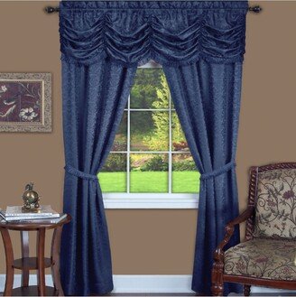 Panache 5 Piece Window Curtain Set, 55x63