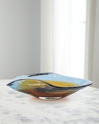 Handblown Curved Bowl