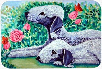 Bedlington Terrier Glass Cutting Board