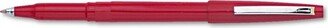 Pentel Rolling Writer Stick Roller Ball Pen .8mm Red Barrel/Ink Dozen R100B