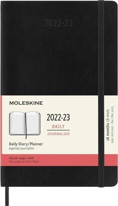 2023 Planner Daily 18 Month Large Soft Cover Black