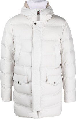 Zip-Up Hooded Padded Coat