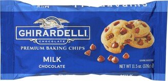 Ghirardelli Nature's Baking Chips - Milk Chocolate - Case of 12 - 11.5 oz.