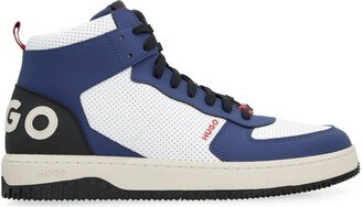 Boss Hugo Boss Logo Detailed High-Top Sneakers