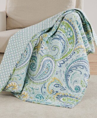 Home Cortona Reversible Quilted Throw, 50