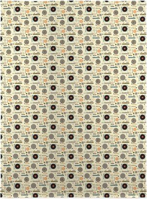 Fleece Photo Blankets: Bauhaus Records - Multicolor Blanket, Sherpa, 30X40, Multicolor