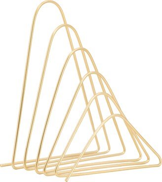 Gold Arch Metal Magazine Rack