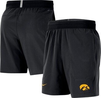 Men's Black Iowa Hawkeyes Player Performance Shorts