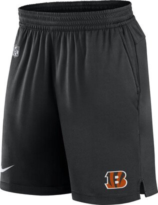 Men's Dri-FIT Sideline (NFL Cincinnati Bengals) Shorts in Black