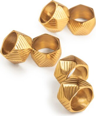 Gauri Kohli Jamila Napkin Rings, Set of 6