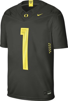 Men's College (Oregon) Game Football Jersey in Green-AA
