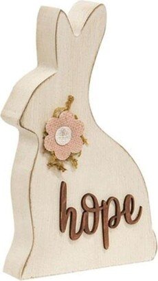 Hope Bunny Chunky Sitter - Material - Wood