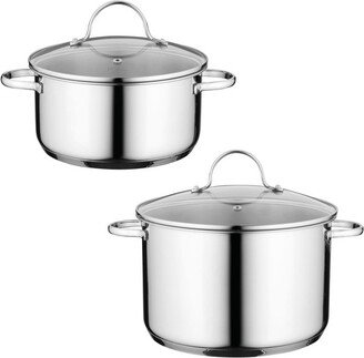 Essentials 4Pc 18/10 Stainless Steel Cookware Set, Comfort