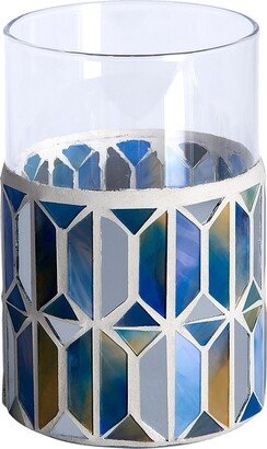 Allure Home Creations Hexagon Border Tumbler Blue - N/A - N/A