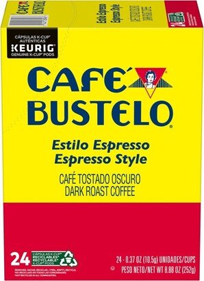 Cafe Bustelo Espresso Dark Roast Coffee Pods - 24ct