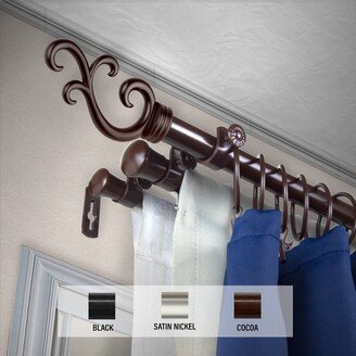 InStyleDesign Sway Triple Curtain Rod 13/16 inch dia.