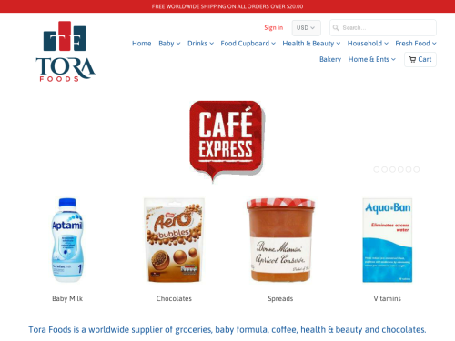 Tora Foods Promo Codes & Coupons