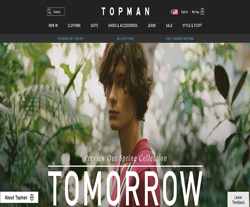 Topman US Promo Codes & Coupons
