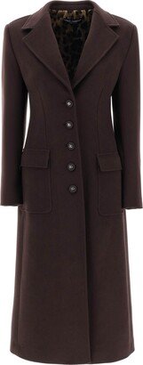 Shaped Coat In Wool And Cashmere-AA