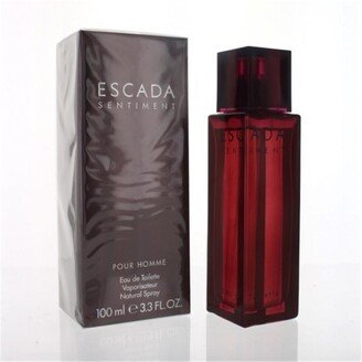 MESCADASENTIMENT3.4 3.4 oz Mens Sentiment Eau De Toilette Spray