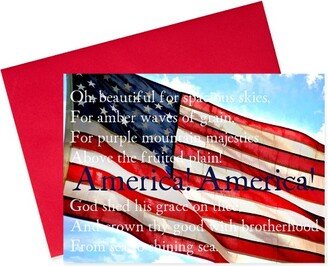 CEO Cards July 4th Greeting Card Box Set of 25 Cards & 26 Envelopes - JF1802