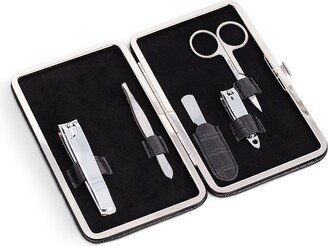 5-Piece Embossed Leather Manicure Set